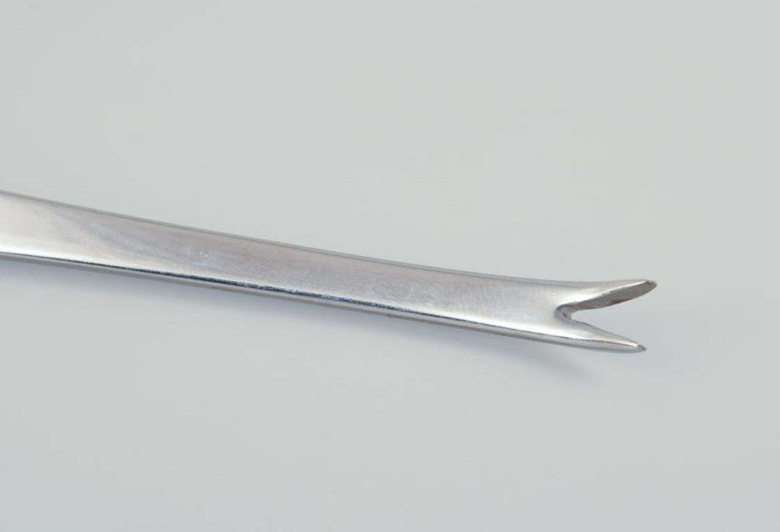 Kaj Franck For Hackman. Set Of Six "Scandia" Lobster Forks In Stainless Steel photo 226.0
