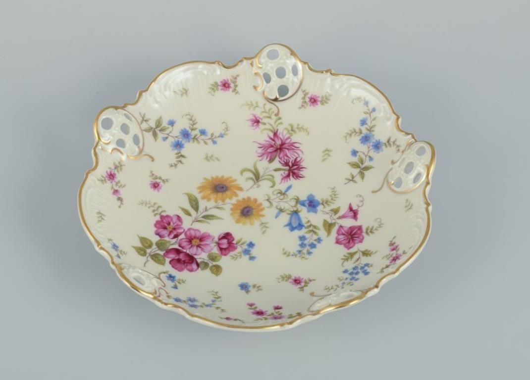 Rosenthal, Germany. Two "Moliere" Porcelain Bowls With Reticulated Rim. photo furniture