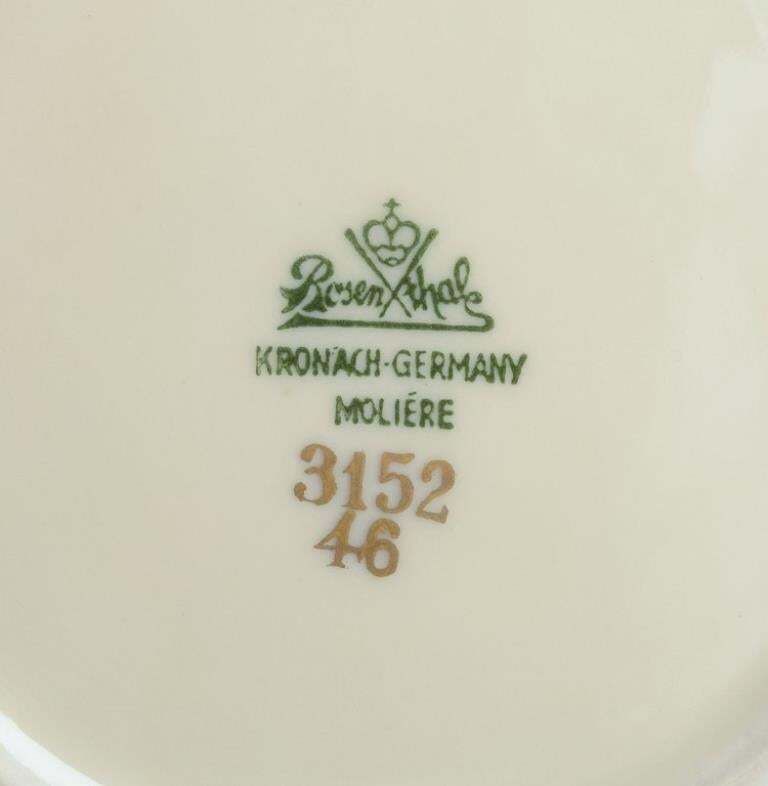 Rosenthal, Germany. Two "Moliere" Porcelain Bowls With Reticulated Rim. photo vintage