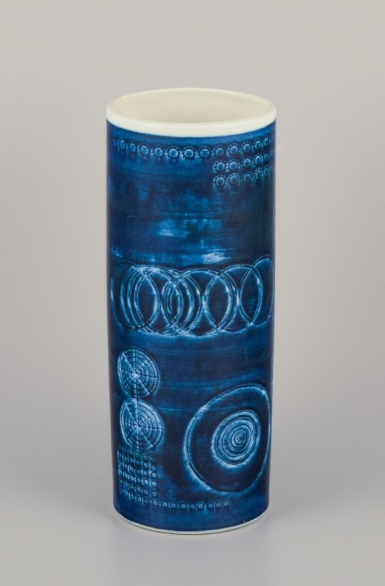 Olle Alberius For Rörstrand. Large "Sarek" Ceramic Vase In A Modernist Design. photo furniture