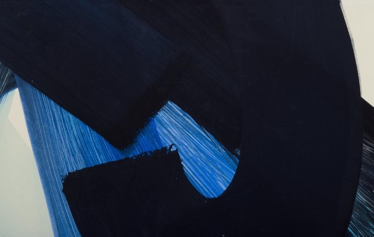 Monique Orsini (1937), French Artist. Mixed Media On Paper. Abstract Composition photo for sale