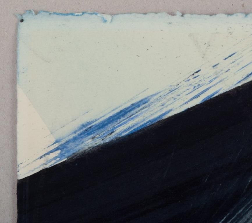 Monique Orsini (1937), French Artist. Mixed Media On Paper. Abstract Composition photo 678.0