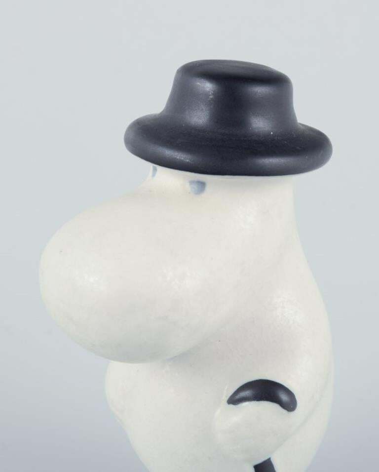 Arabia, Finland. Hand Painted Ceramic Figurine Of Moominpappa From The Moomins. photo furniture