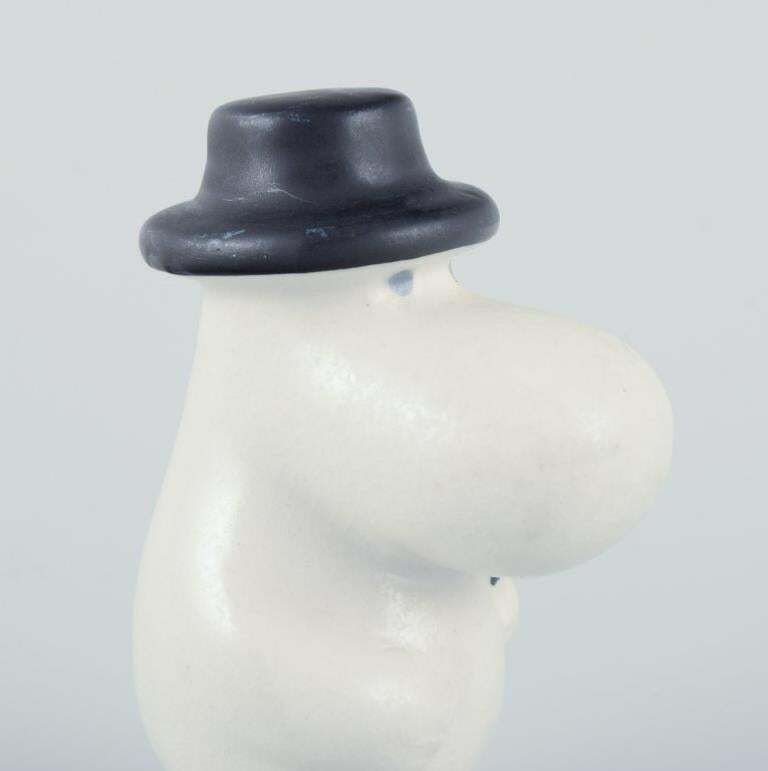 Arabia, Finland. Hand Painted Ceramic Figurine Of Moominpappa From The Moomins. photo Home Decor