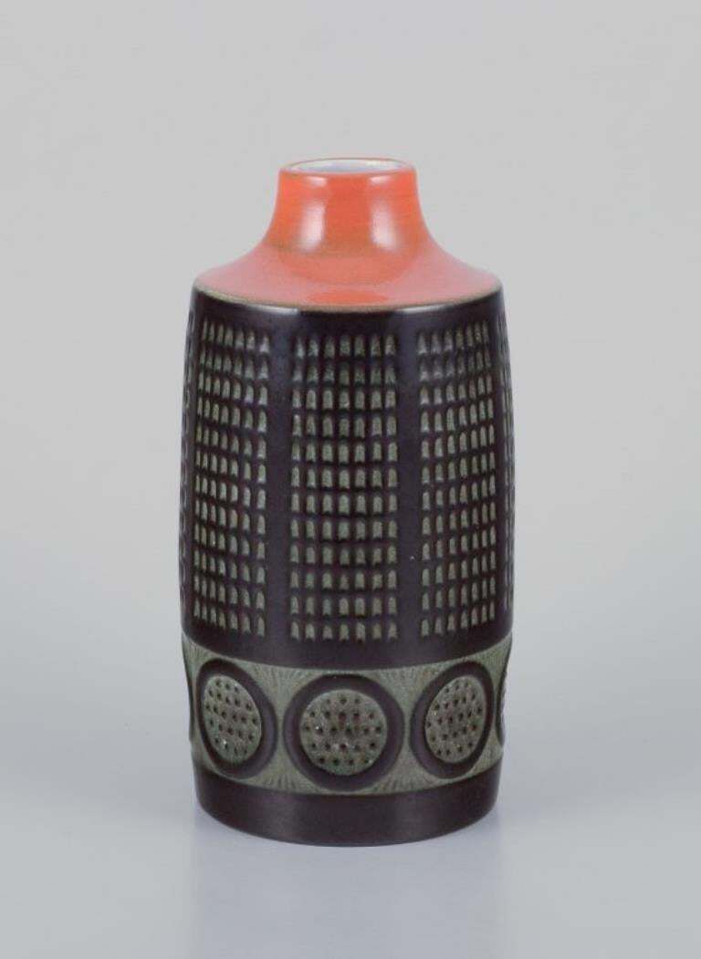 Mari Simmulson For Upsala Ekeby, Sweden. Ceramic Vase In A Modernist Style. photo furniture