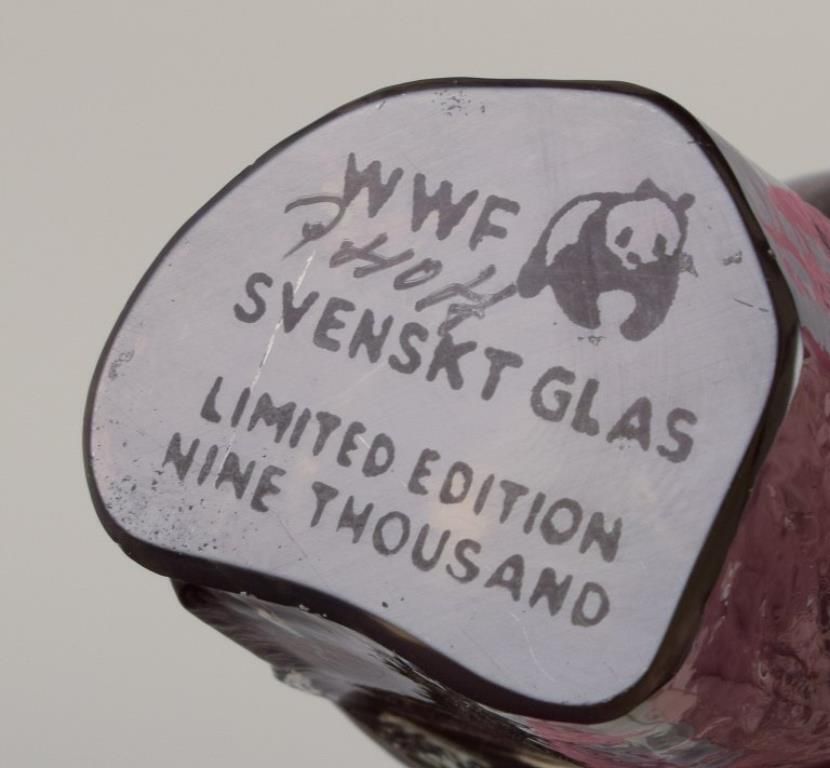 photo furniture Paul Hoff For Kosta Boda / Svenskt Glas, Four Figurines In Art Glass. Wwf.