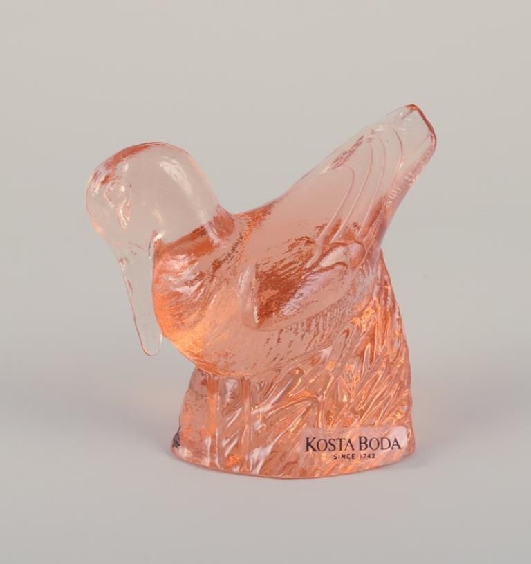 Paul Hoff For Kosta Boda / Svenskt Glas, Three Figurines In Art Glass. Wwf. photo Home Decor