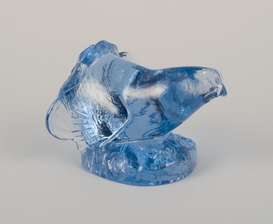 Paul Hoff For Kosta Boda / Svenskt Glas, Three Figurines In Art Glass. Wwf. photo vinterior