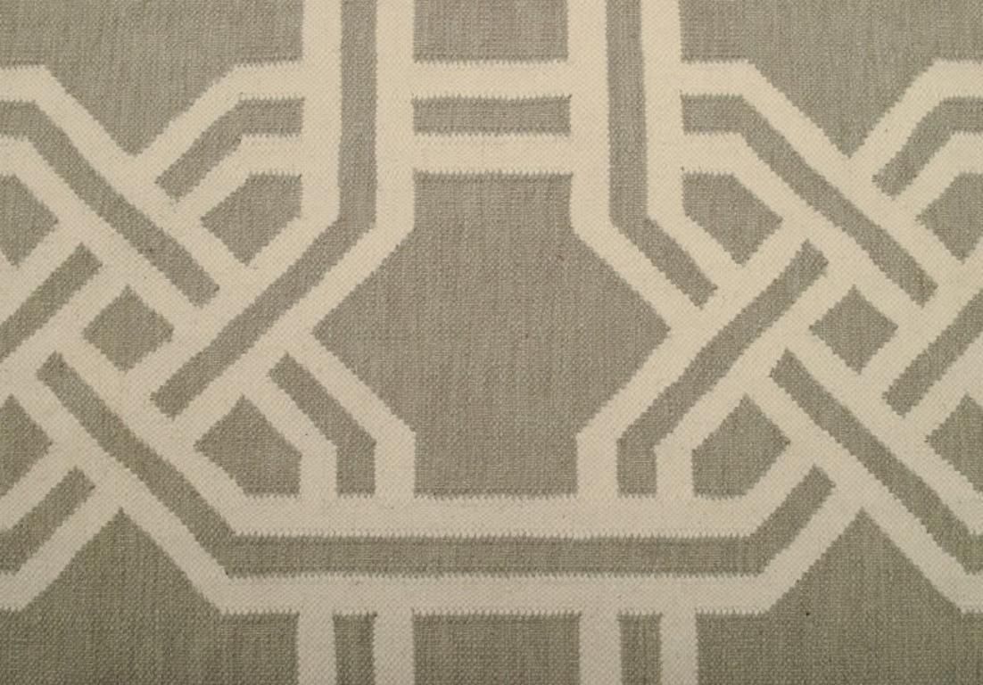 Swedish Textile Designer. Large Handwoven Carpet In Pure Wool. Late 20th C. photo Textiles
