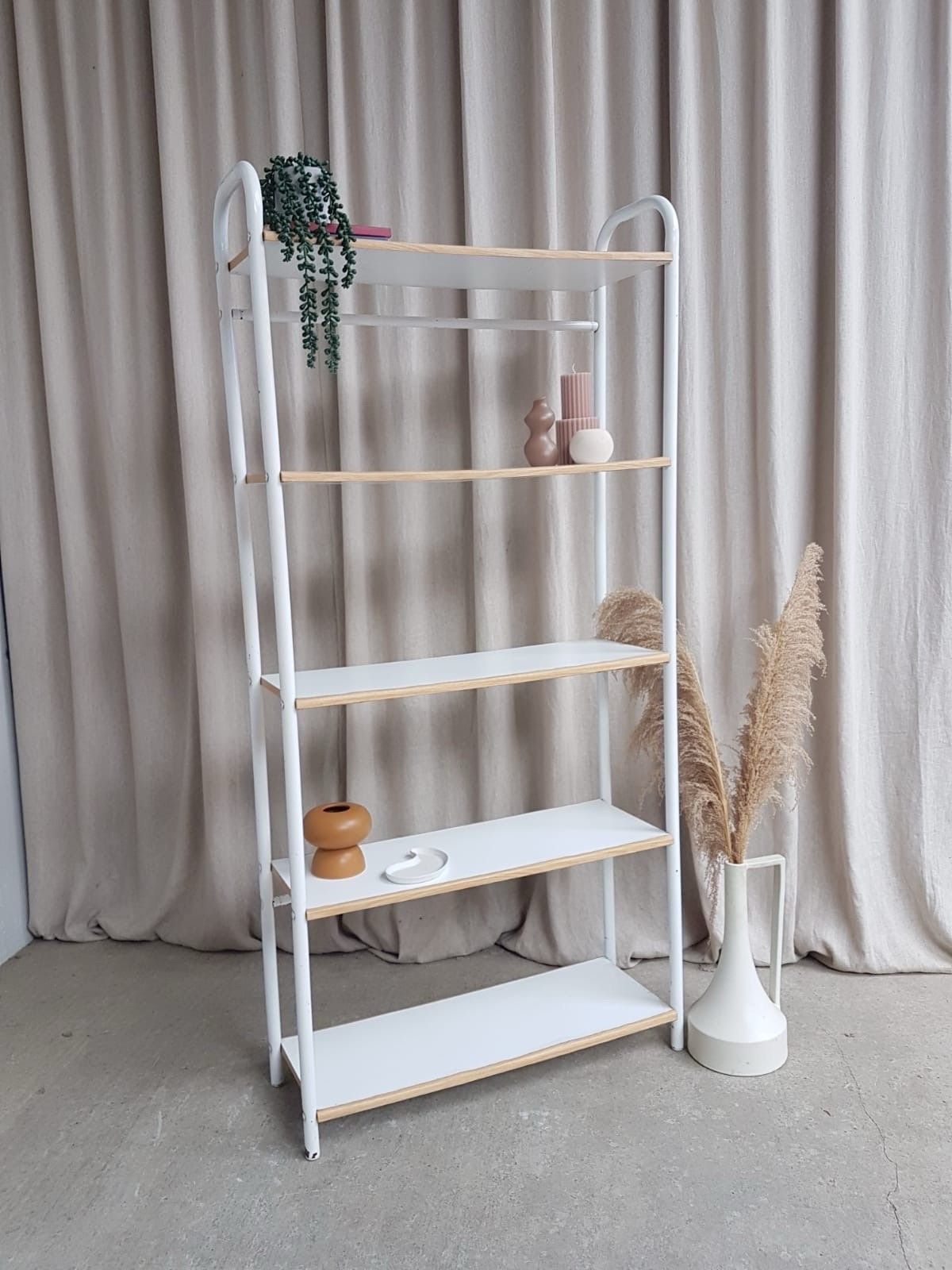 Vtg Late Mid Century 80s Post Modern Bookcase Shelving Wall Unit R853 photo furniture