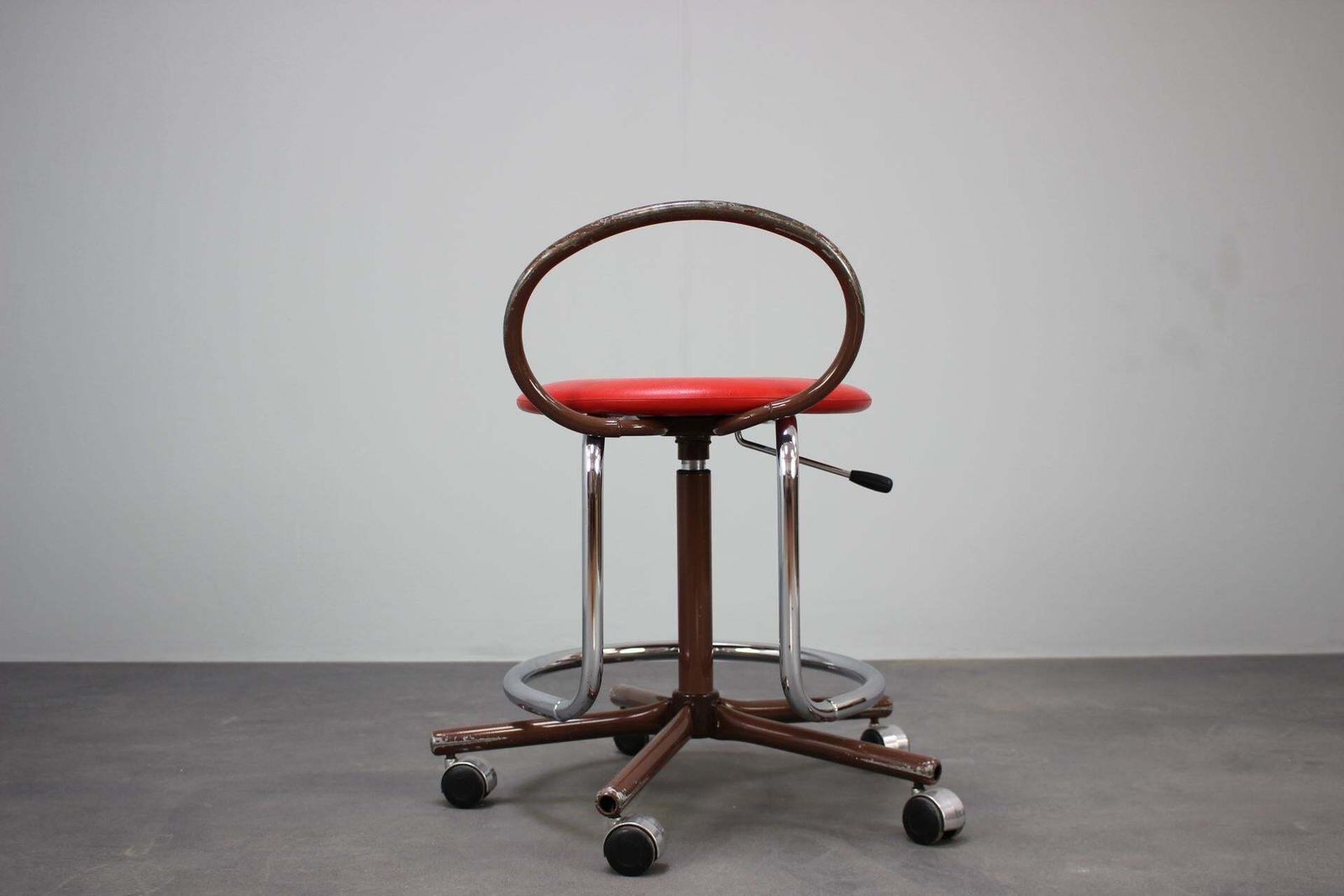 Mid Century Adjustable Industrial Workshop Chair By Kovona, 1980s, Czsk photo 334.0