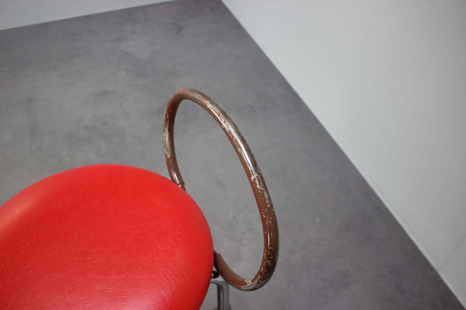Mid Century Adjustable Industrial Workshop Chair By Kovona, 1980s, Czsk photo vintage