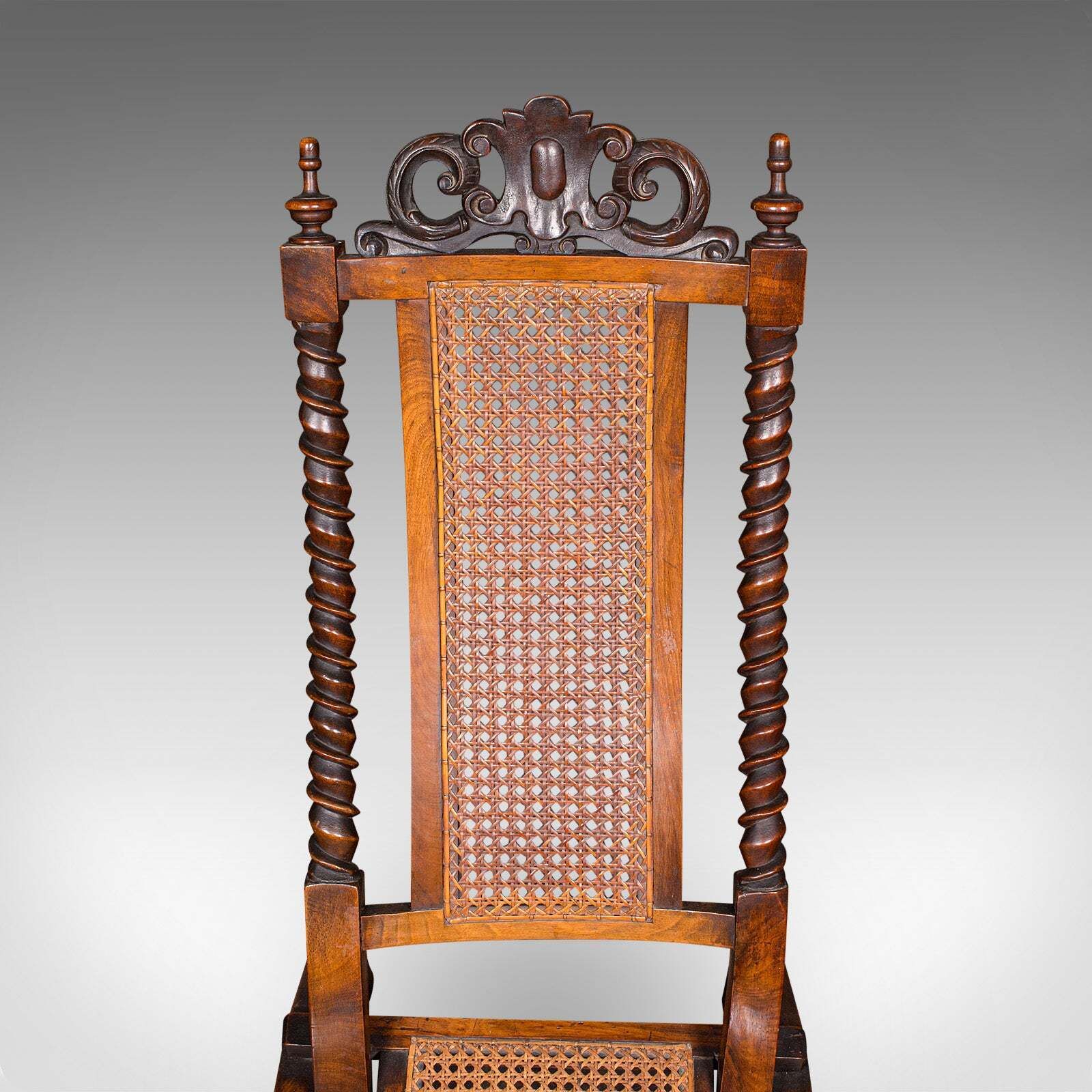 Antique Folding Steamer Chair, English, Bergère, Campaign Lounge Seat, Victorian photo buy