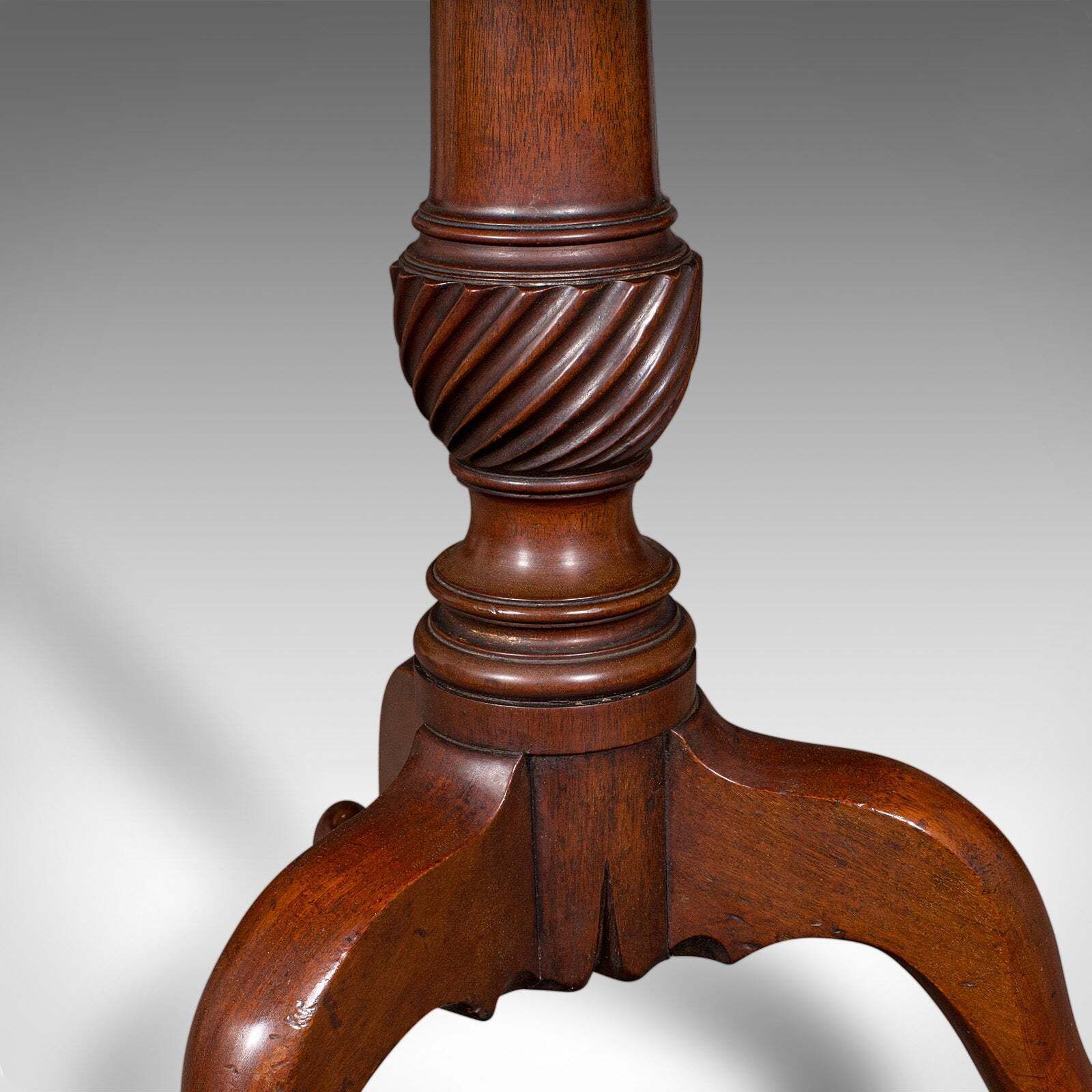 Antique Two Tier Dumb Waiter, English, Afternoon Tea, Jardiniere Stand, Georgian photo vintage