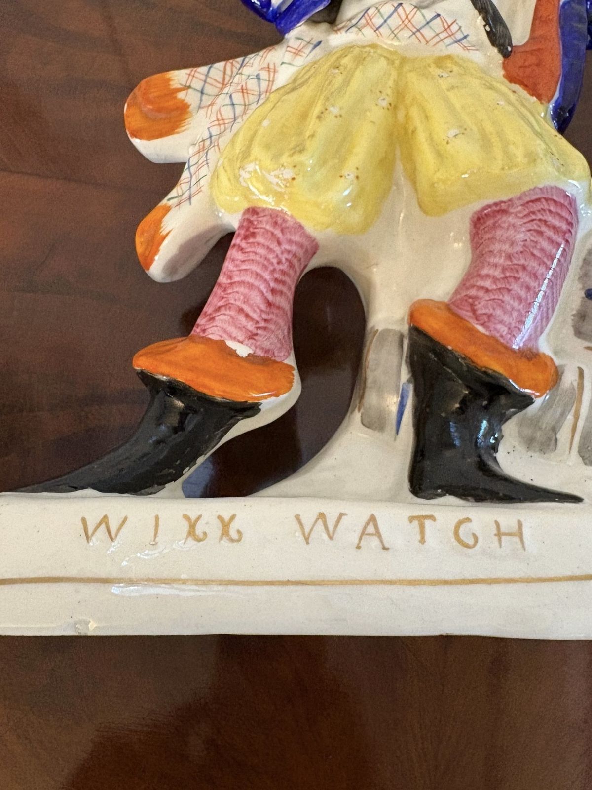 photo for sale Large Antique 19th Century Quality Staffordshire Flatback Figure Of Will Watch Smuggler