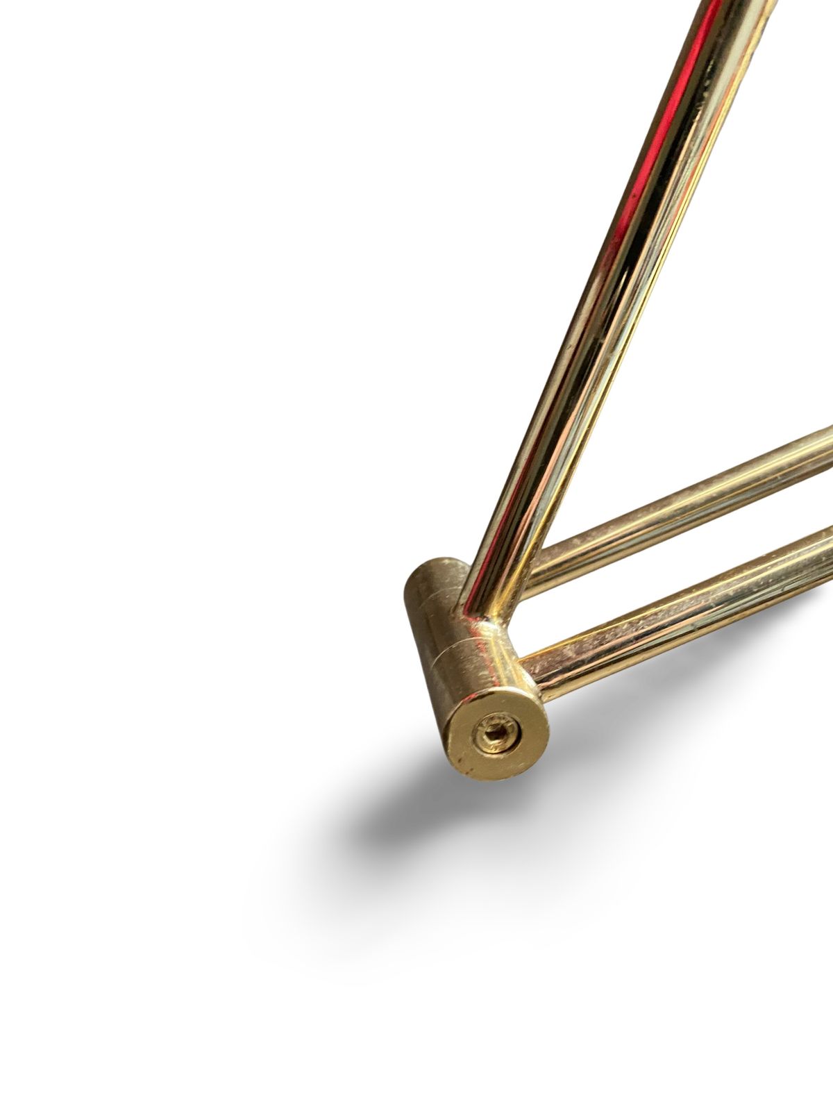 photo for sale Articulated Halogen Lamp In Chromed Brass   1990s Design   Made In Italy   Height 155 Cm