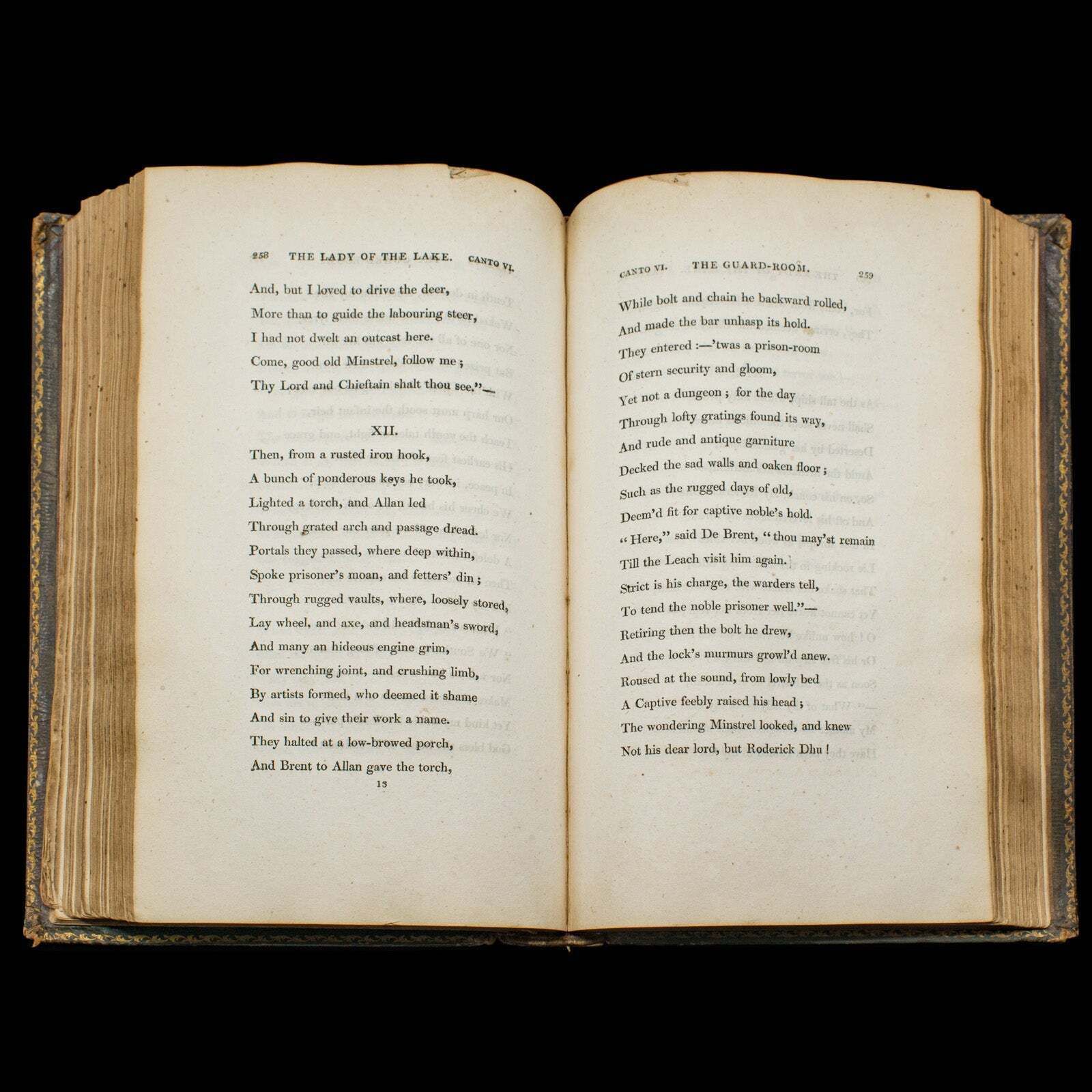 photo for sale Antique Poetry Book, The Lady Of The Lake, Walter Scott, Early Edition, Georgian