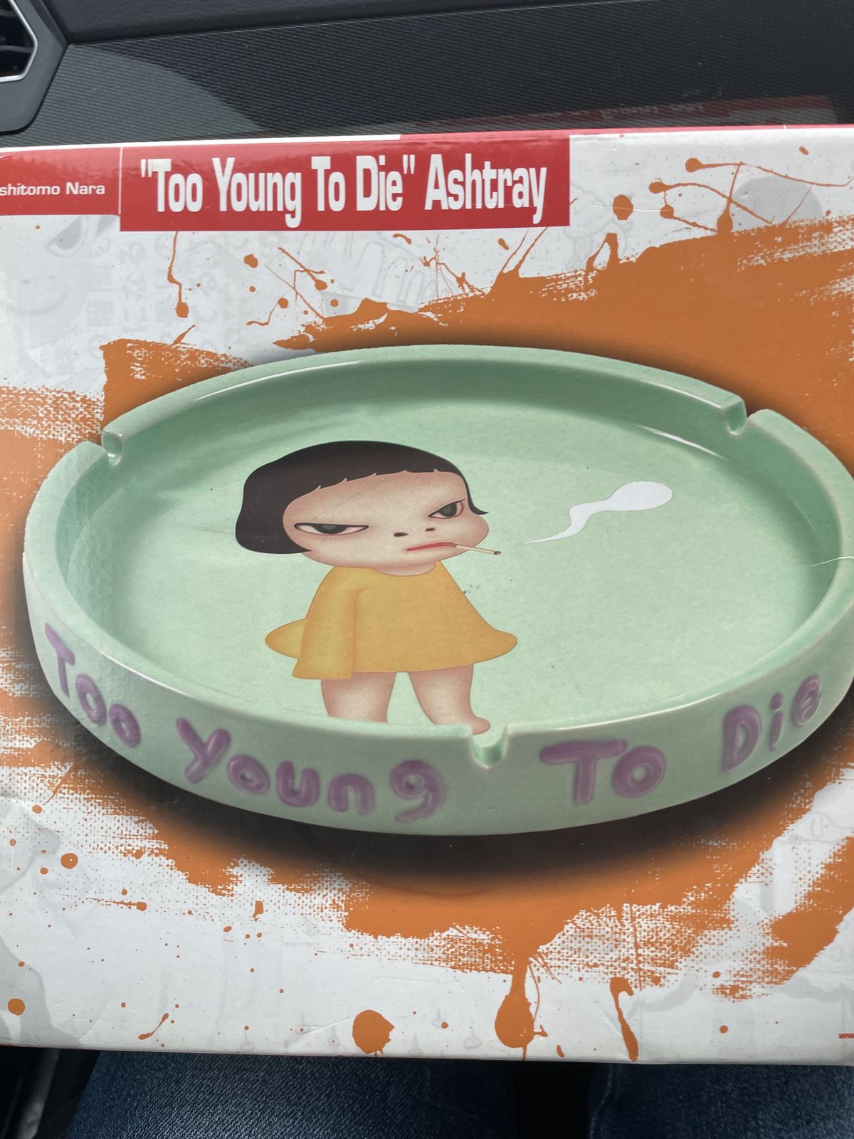 Yoshimoto Nara Too Young To Die Ashtray photo for sale