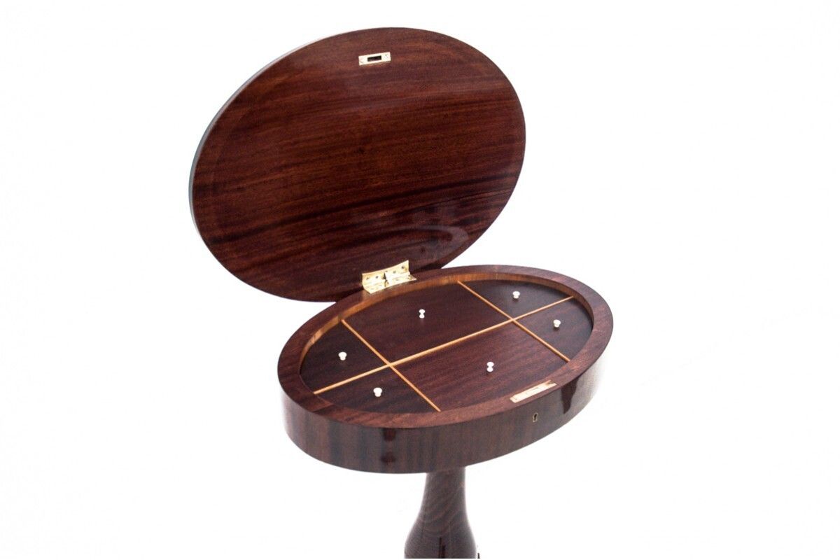 A Historic Thread Table, Northern Europe, Around 1860. After Renovation. photo 1017.0