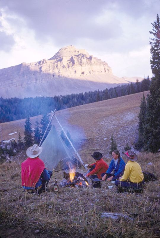 Toni Frissell 'A Campfire On The Trail' Unframed Archival Pigment Print