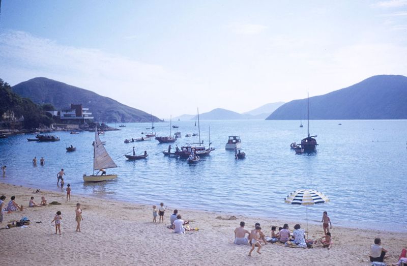 Toni Frissell 'A Hong Kong Beach' Unframed Archival Pigment Print