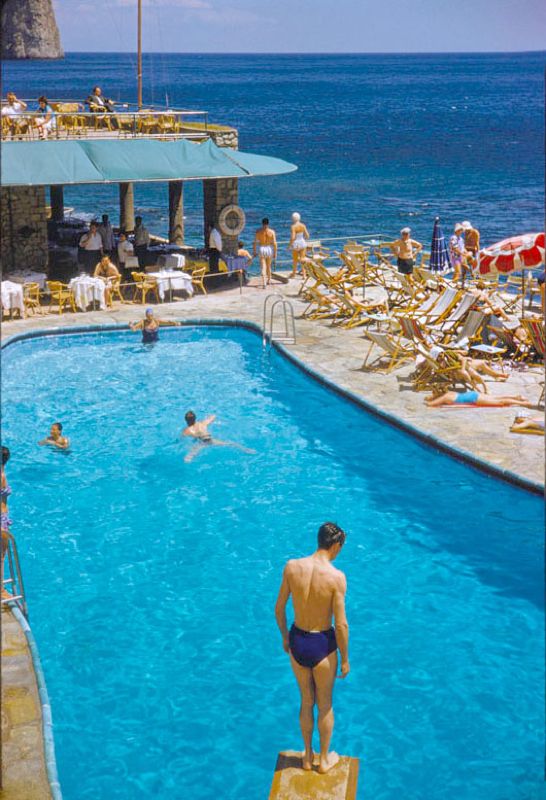 Toni Frissell 'A Pool In Capri' Unframed Archival Pigment Print