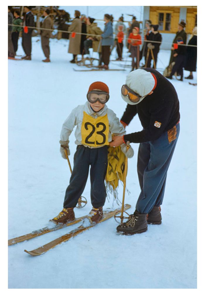 Toni Frissell 'A Young Skier' Unframed Archival Pigment Print
