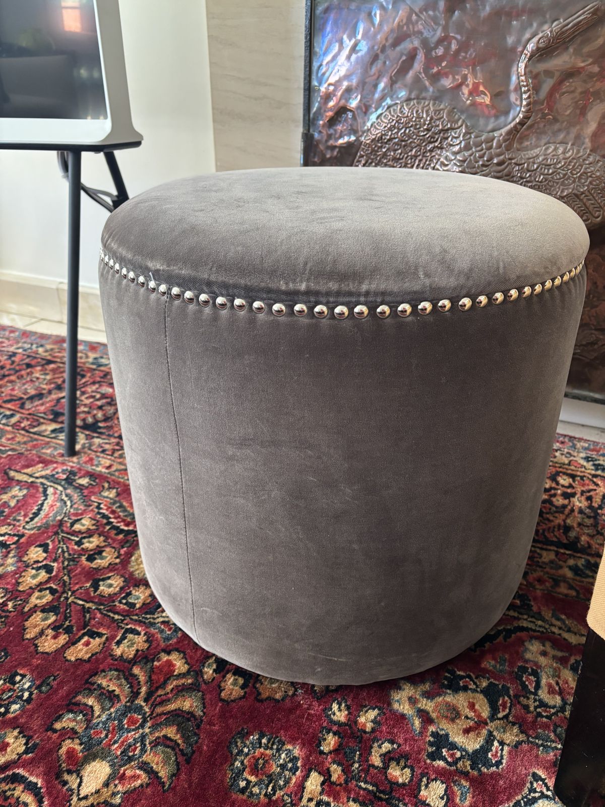 2x Oka Ottomans photo for sale