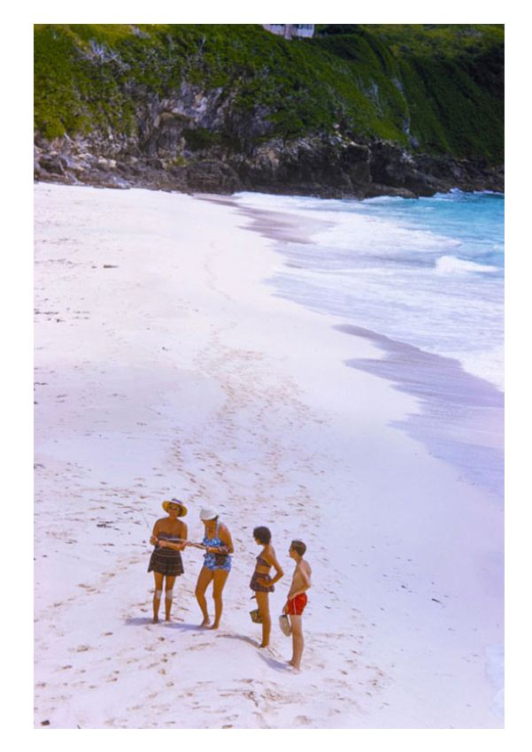 Toni Frissell 'Beachgoers In Bermuda' Unframed Archival Pigment Print photo furniture