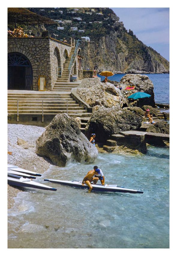 Toni Frissell 'Canoeing In Capri' Unframed Archival Pigment Print photo furniture