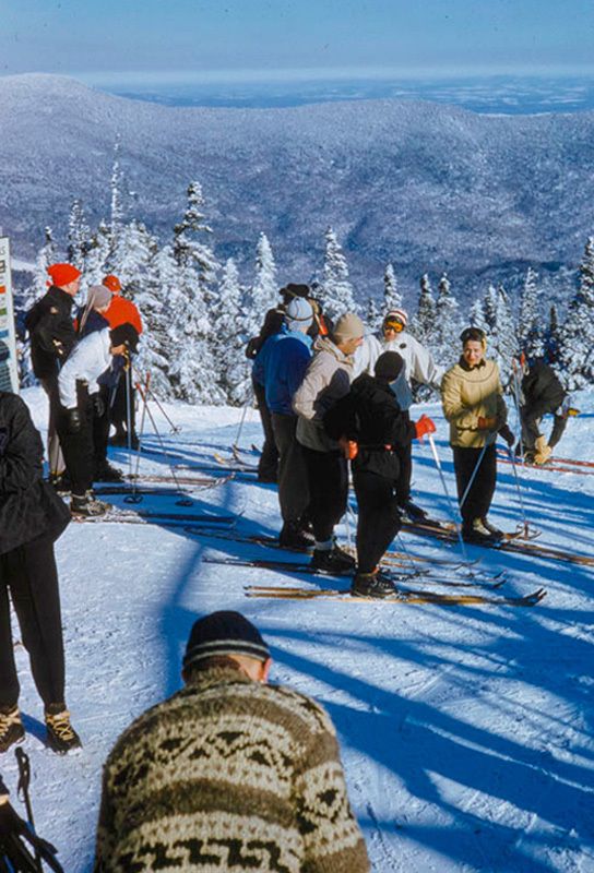 Toni Frissell 'Classic Retro Ski Scene' Unframed Archival Pigment Print