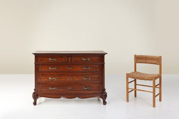 French Antique Carved Oak Chest Of Drawers photo 2021.0