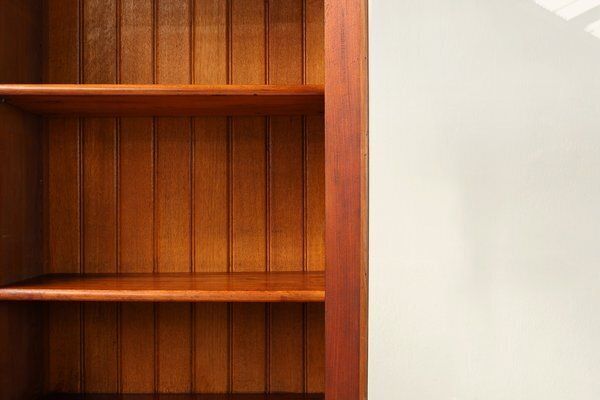 Art Nouveau Display Cabinet Or Bookcase In Oak With Carvings And Glass Doors, 1890s photo for sale