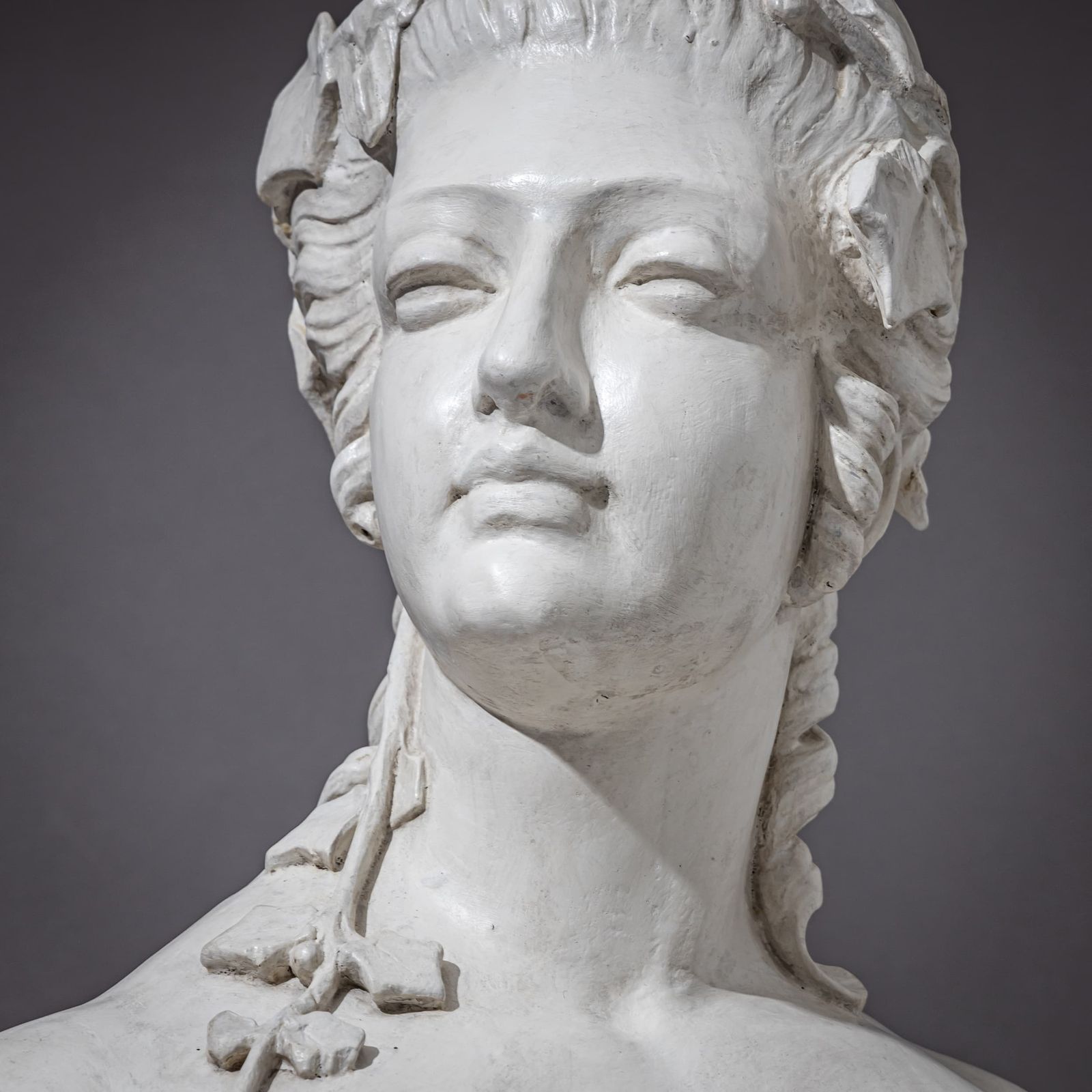 Art Nouveau Female Bust With Vine Leaves, Early 20th Century photo buy