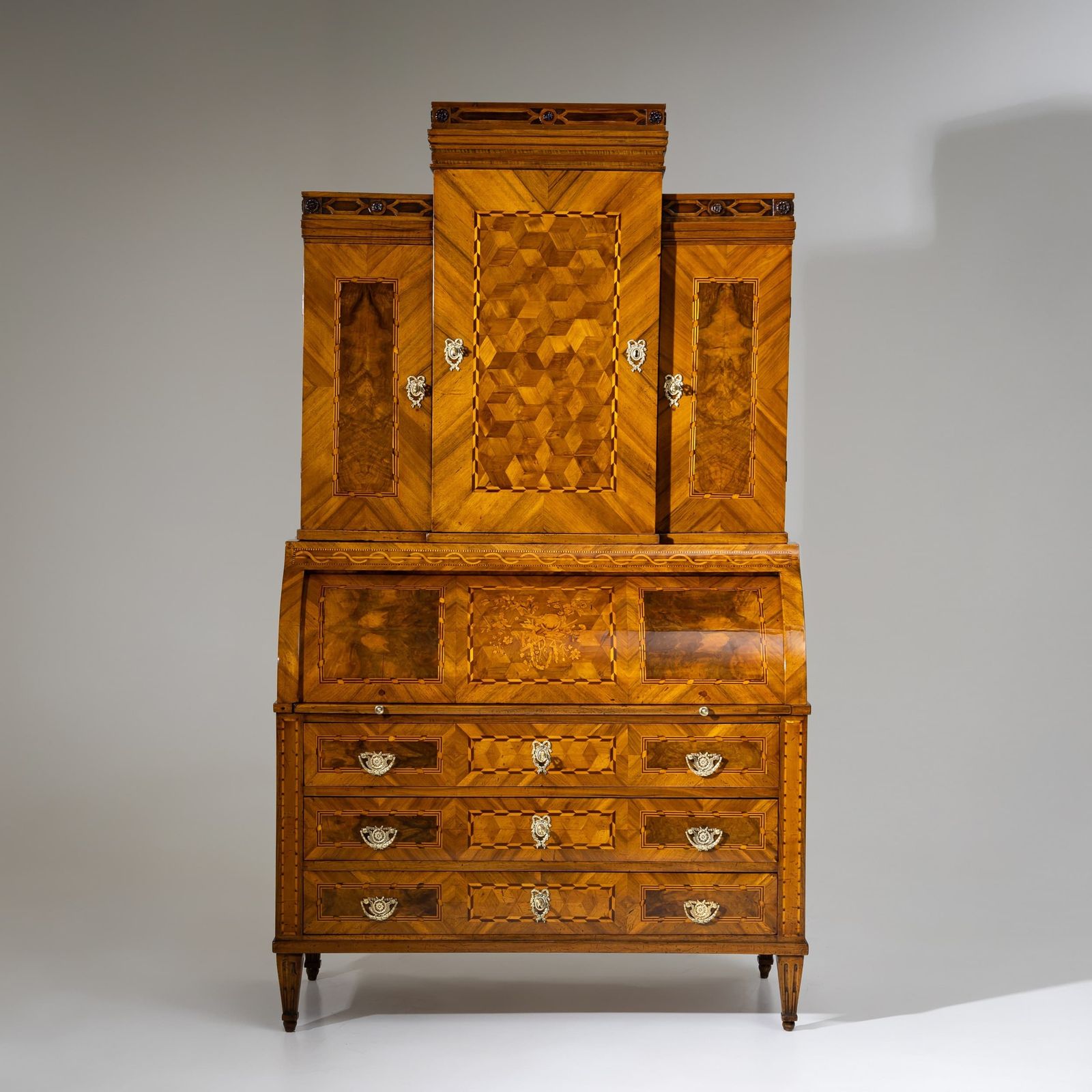 Louis XVI Rolltop Bureau, Late 18th Century