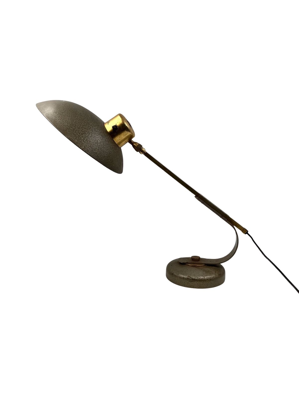 Mid Century Modern Desk Lamp, Ferdinand Solère France 1950s photo furniture