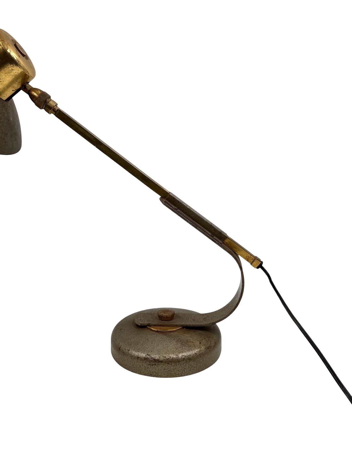 Mid Century Modern Desk Lamp, Ferdinand Solère France 1950s photo 600.0