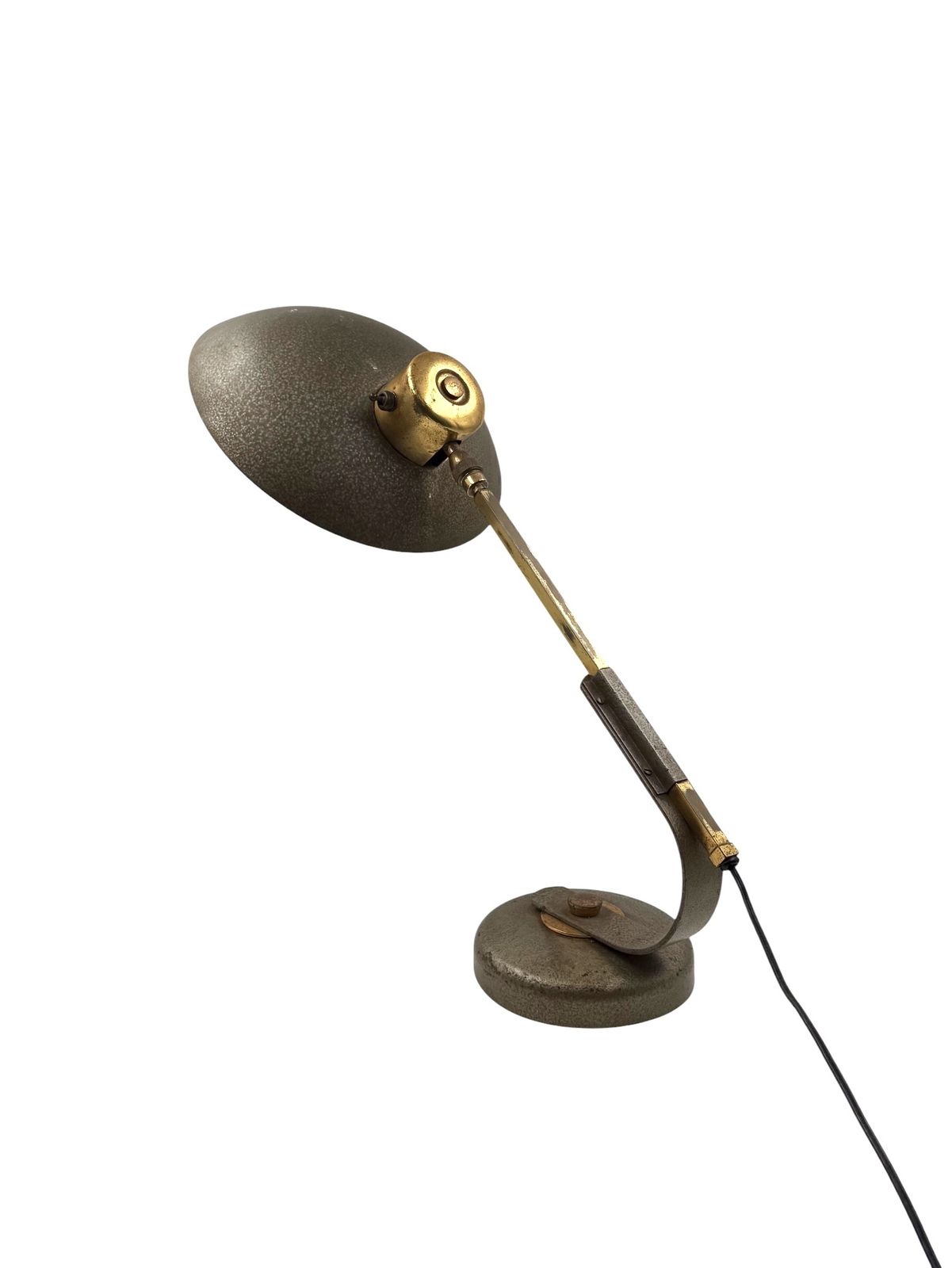 Mid Century Modern Desk Lamp, Ferdinand Solère France 1950s photo vintage