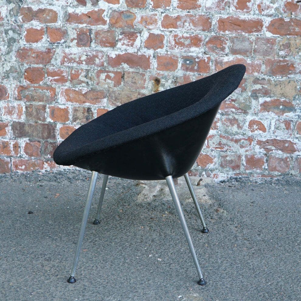 1960s Lurashell Bucket Chair, Vintage photo for sale