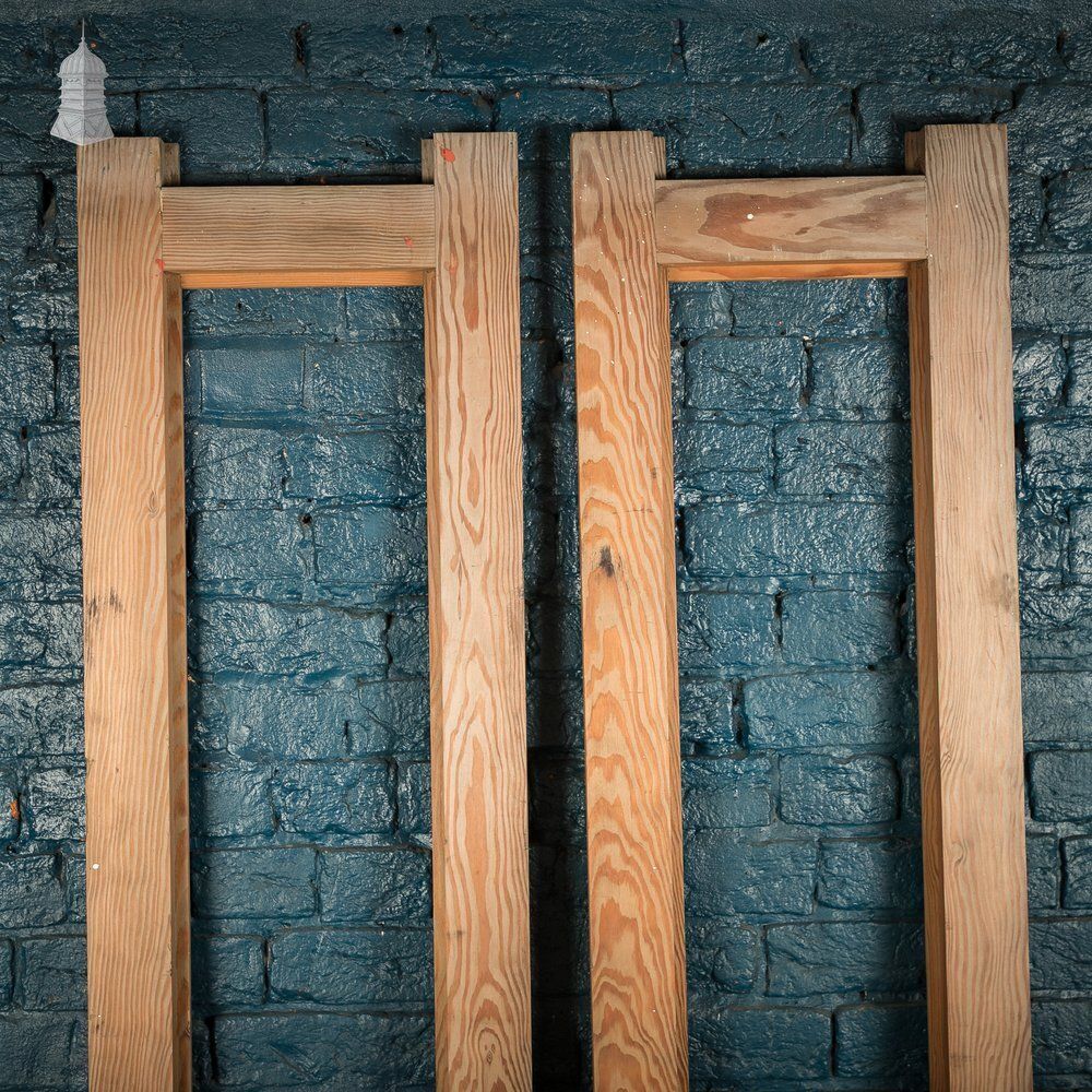 photo furniture Pair Of Douglas Fir Door Blanks – Wedged Through Tenon Construction