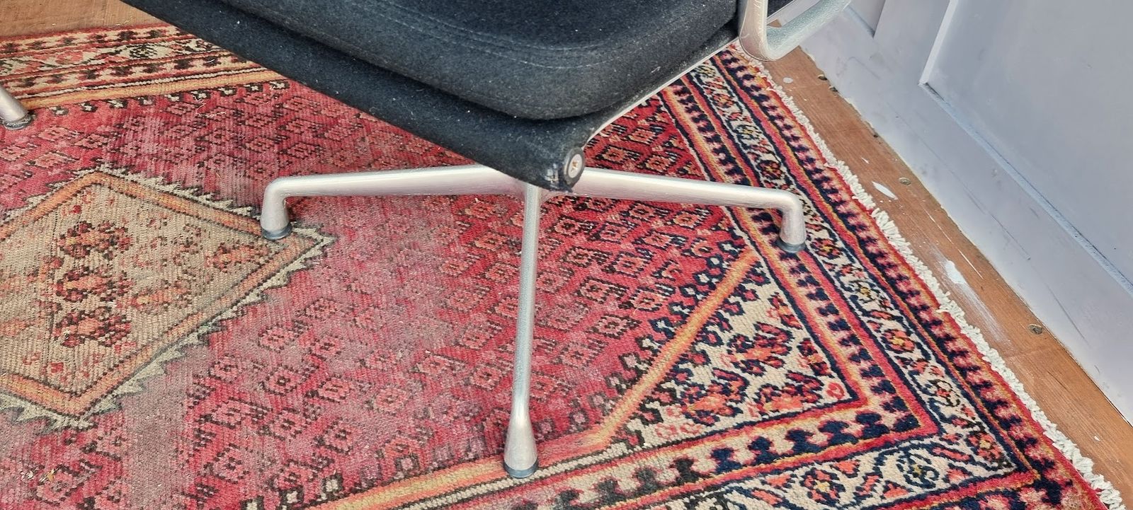 2600.0 Mid Century Vitra Ea208 Swivel Desk Chair By Eames photo