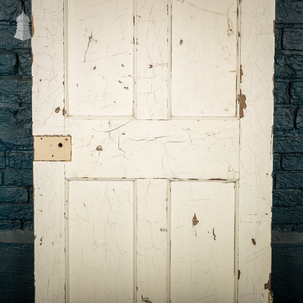 photo for sale 5 Panel Wooden Door – White & Brown Finish