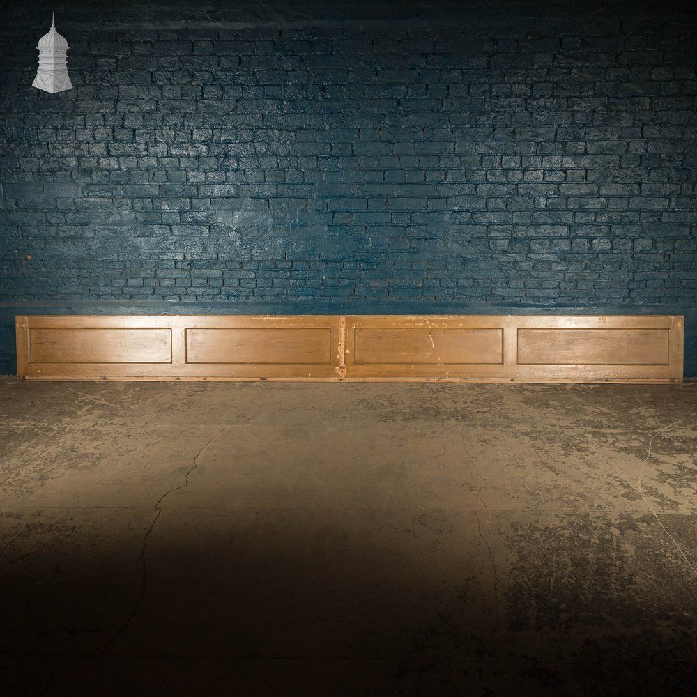Pine Panelling, Faux Woodgrain, 4 Panel   A Run Of 39m photo furniture
