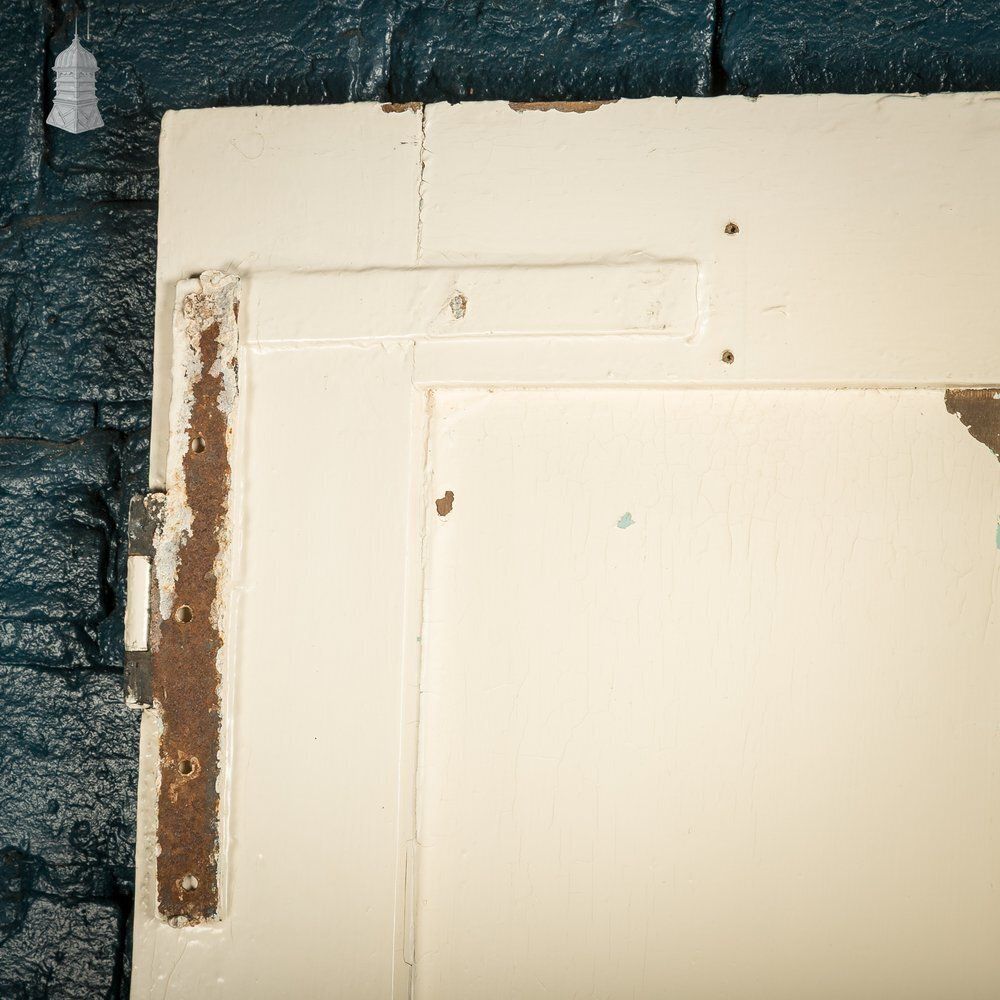 photo buy Moulded 4 Panel Door, Black & White Painted Finish