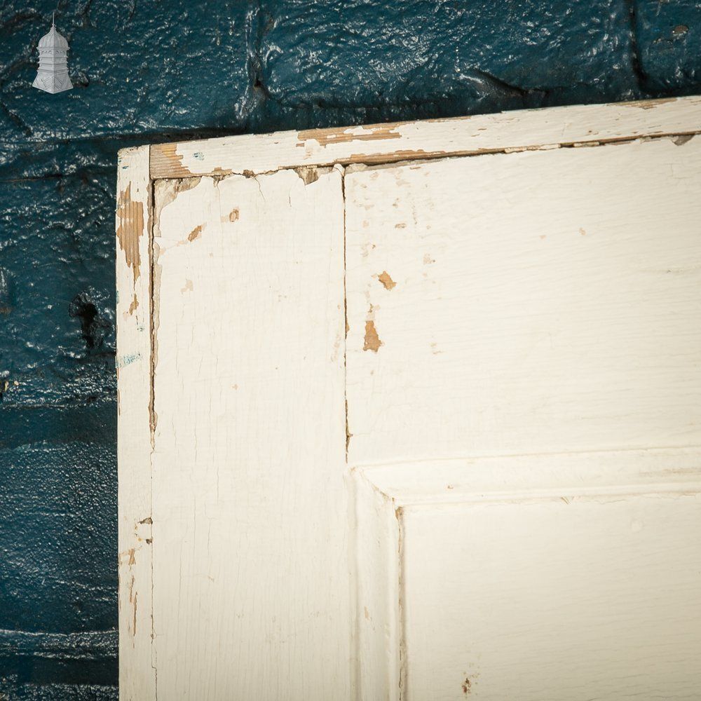 Moulded 4 Panel Door, Distressed White Painted Finish photo buy