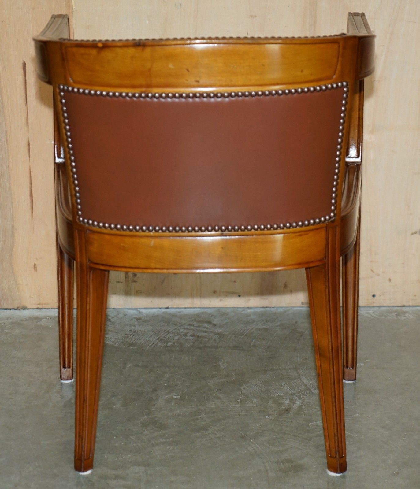Furniture Pair Of Stunning French Art Deco Walnut Armchairs Part Of A Large Library Suite photo