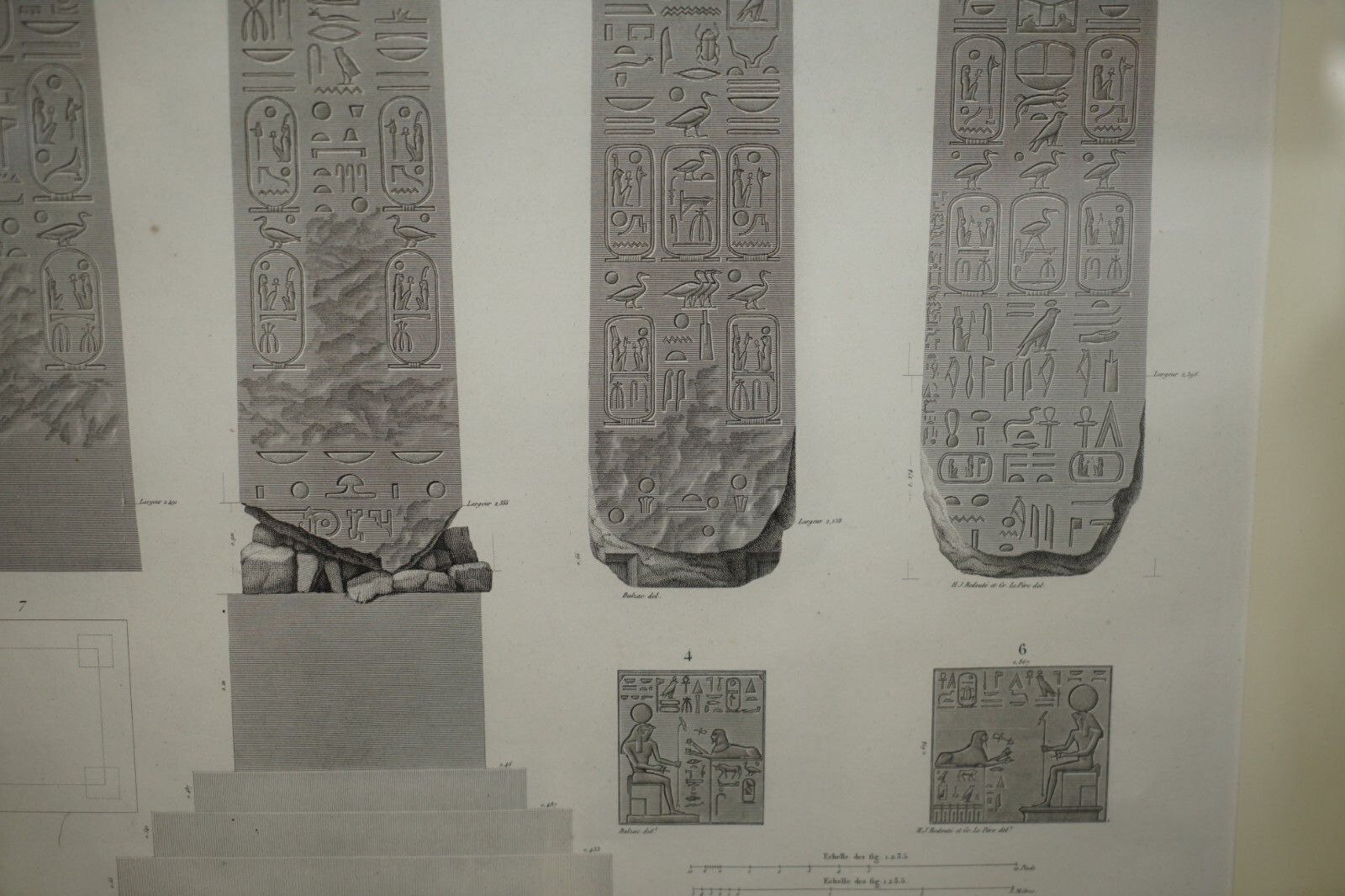 photo furniture Antique Original Gran Tour Paris 1829 Vol 5 Pl.35 Print Of Cleopatra'S Needle