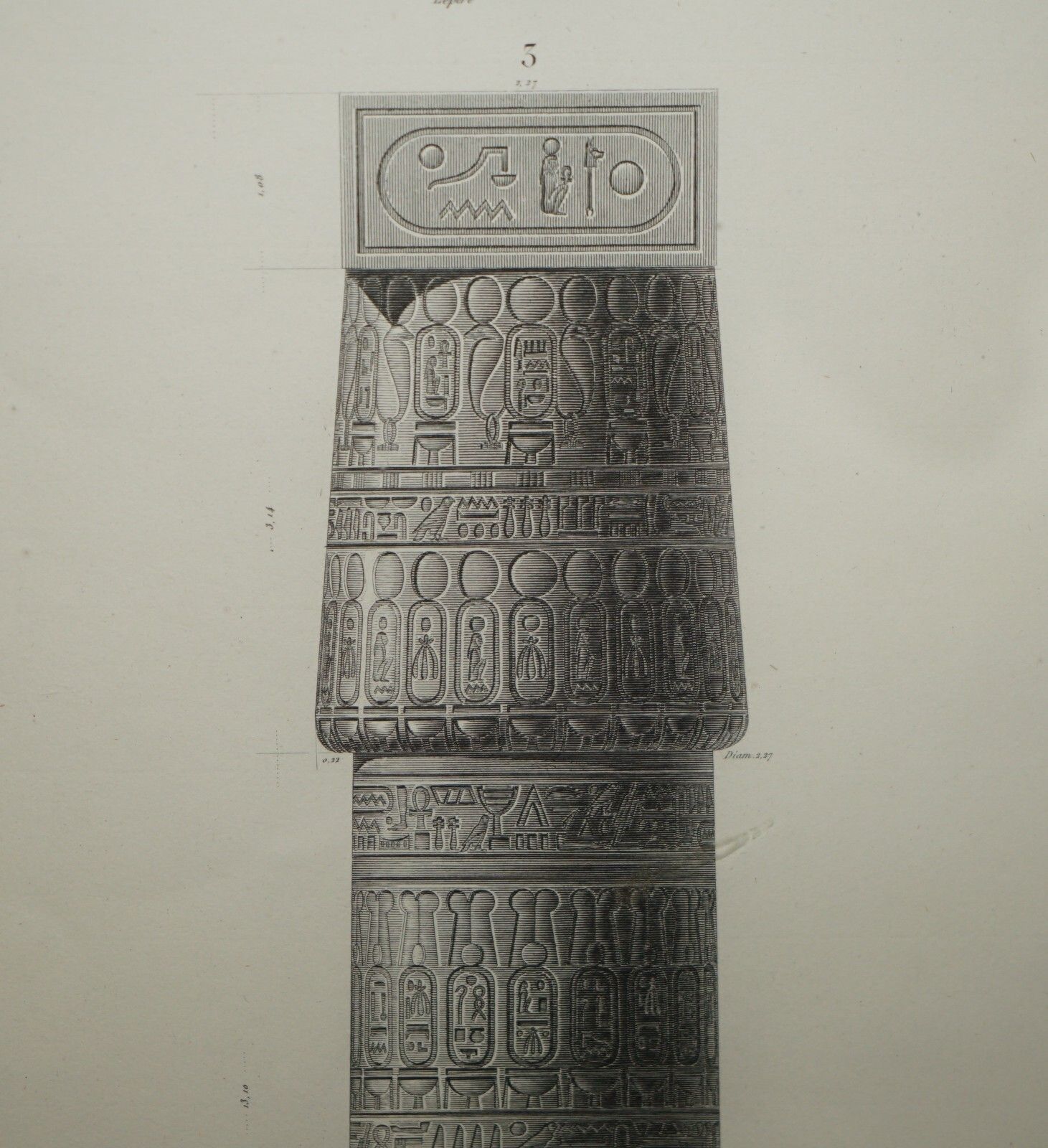 Antique Original Gran Tour Paris 1829 Vol 3 Pl.30 Print Of Thebes Karnak Egypt photo buy