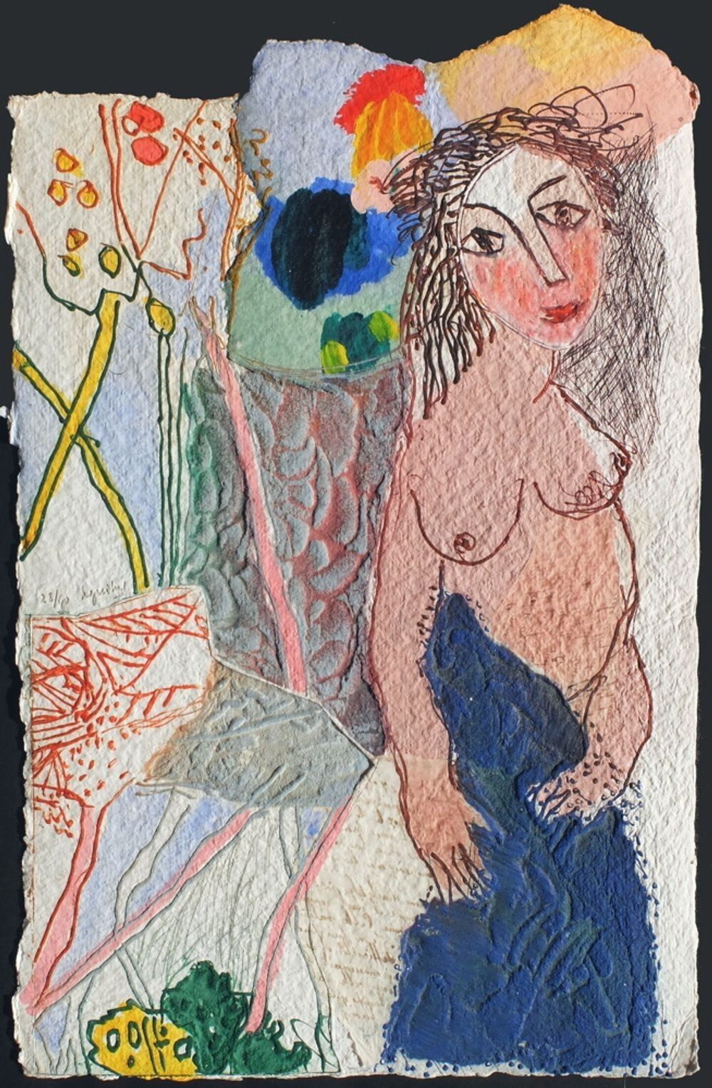 Henri Guibal Original Carborundum Engraving Signed La Vie De B X 2002