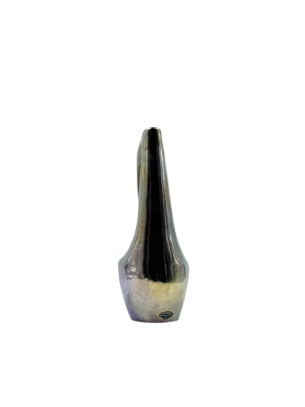 Home Decor A. Cytère, Modern Iridescent Gres Vase, Rambervillers France 1950s photo